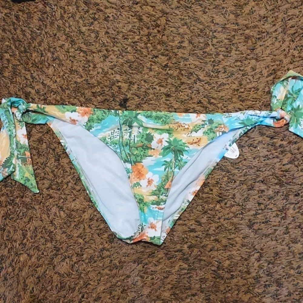 Floral bikini bottom